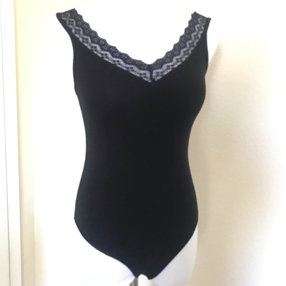AF Sexy Black Lace Bodysuits